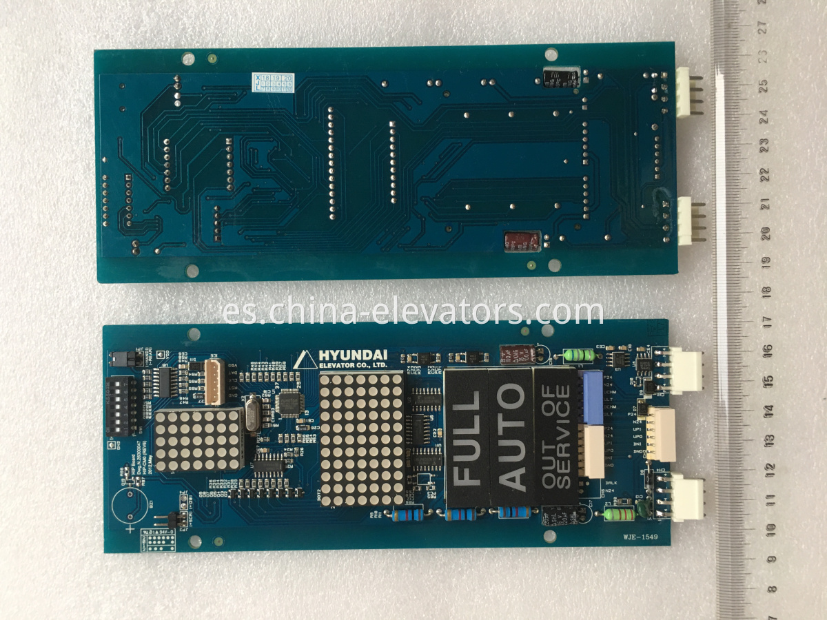 LOP Pantall Board HIP-CMO (Rev6) para Hyundai Lavators 26300047 LOP Display Board HIP-CMO(REV6) for Hyundai Elevators 26300047